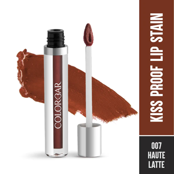 Colorbar Kiss Proof Lip Stain 007 Haute Latte 5