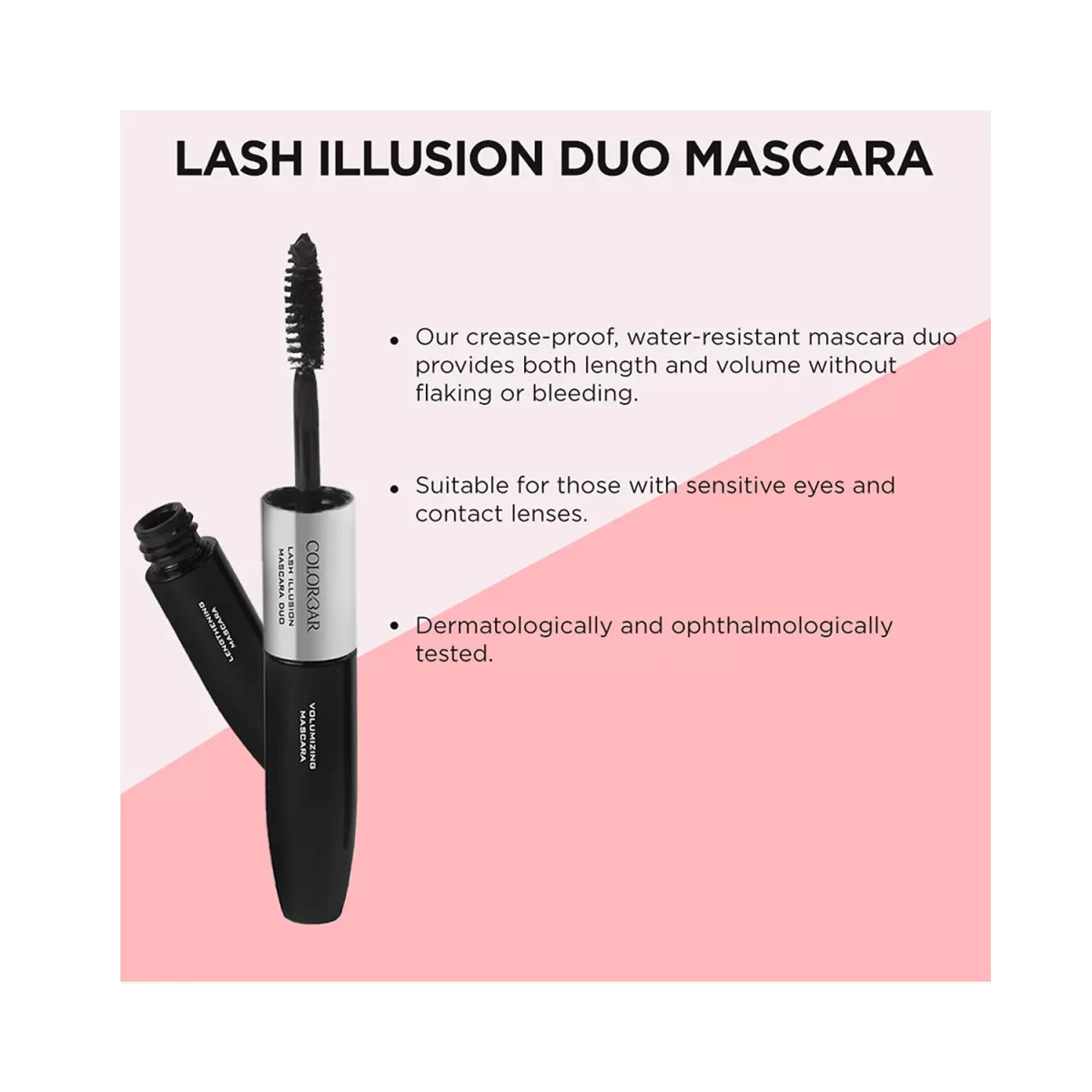 Colorbar Lash Illusion Mascara Duo 001 Carbon Black 3