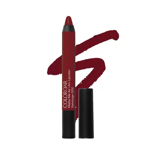 Colorbar matte me as i am lip crayon 002 sabotage 2