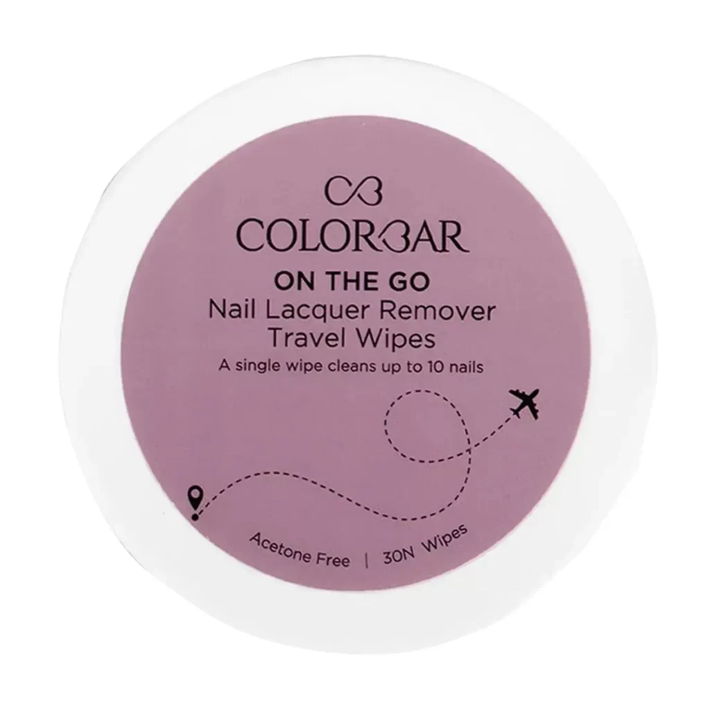 Colorbar On The Go Nail Lacquer Remover Wipes Rainbow Bouquet 2