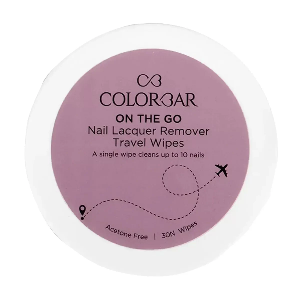 Colorbar On The Go Nail Lacquer Remover Wipes Rainbow Bouquet 2