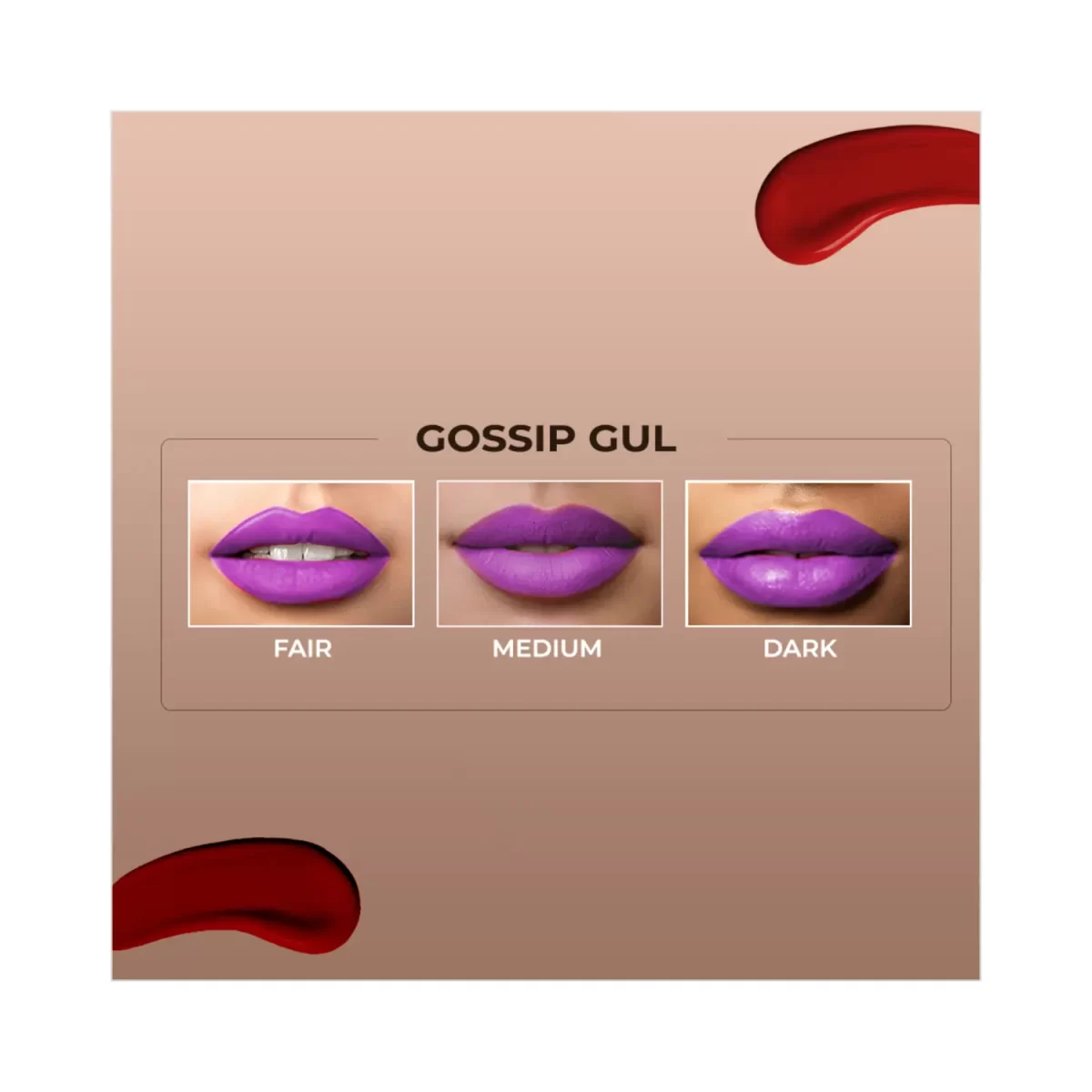 Colorbar Powerkiss Vegan Matte Lipcolor 025 Gossip Gul 4