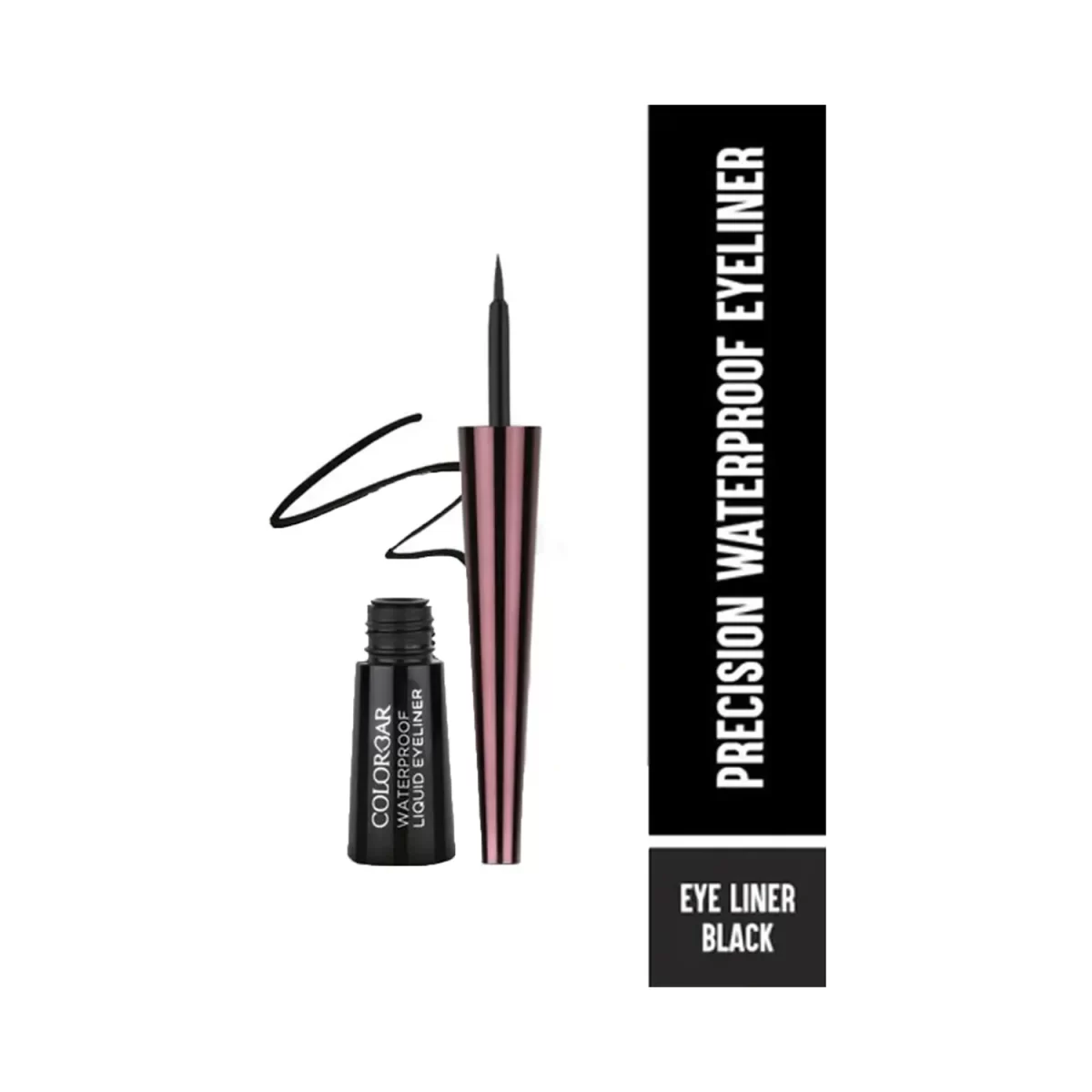 Colorbar Precision Waterproof Liquid Eyeliner Black 1