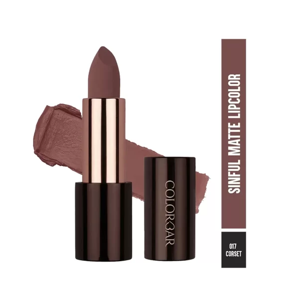 Colorbar Sinful Matte Lipstick 017 Corset 1