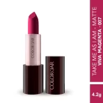 Colorbar Take Me As I Am Vegan Matte Lipstick 007 Viva Magenta 2