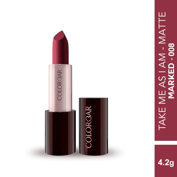 Colorbar Take Me As I Am Vegan Matte Lipstick 008 Marked 2