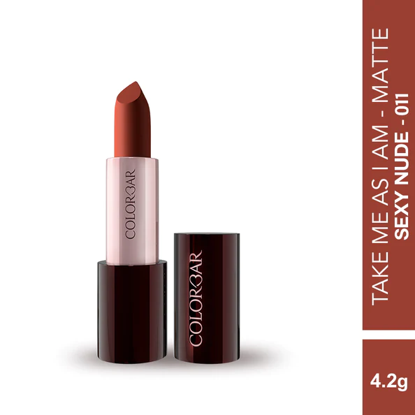 Colorbar Take Me As I Am Vegan Matte Lipstick 011 Sexy Nude 2