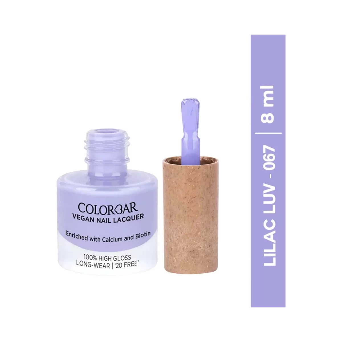 Colorbar Vegan Nail Lacquer Lilac Luv 1