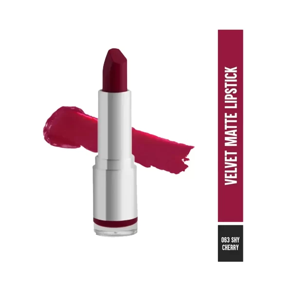 Colorbar Velvet Matte Lipstick 063 Shy Cherry 1