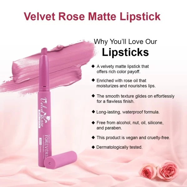 Daily Life Forever52 Velvet Rose Matte Lipstick Rs014 Cosmos 2