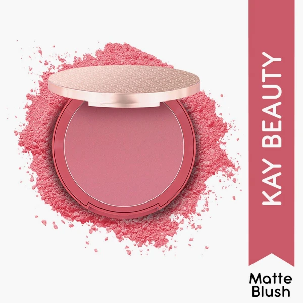 Kay Beauty Matte Blush Coral Charm 1