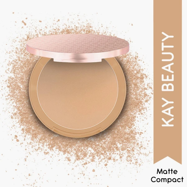 Kay Beauty Matte Compact 130n Medium 1