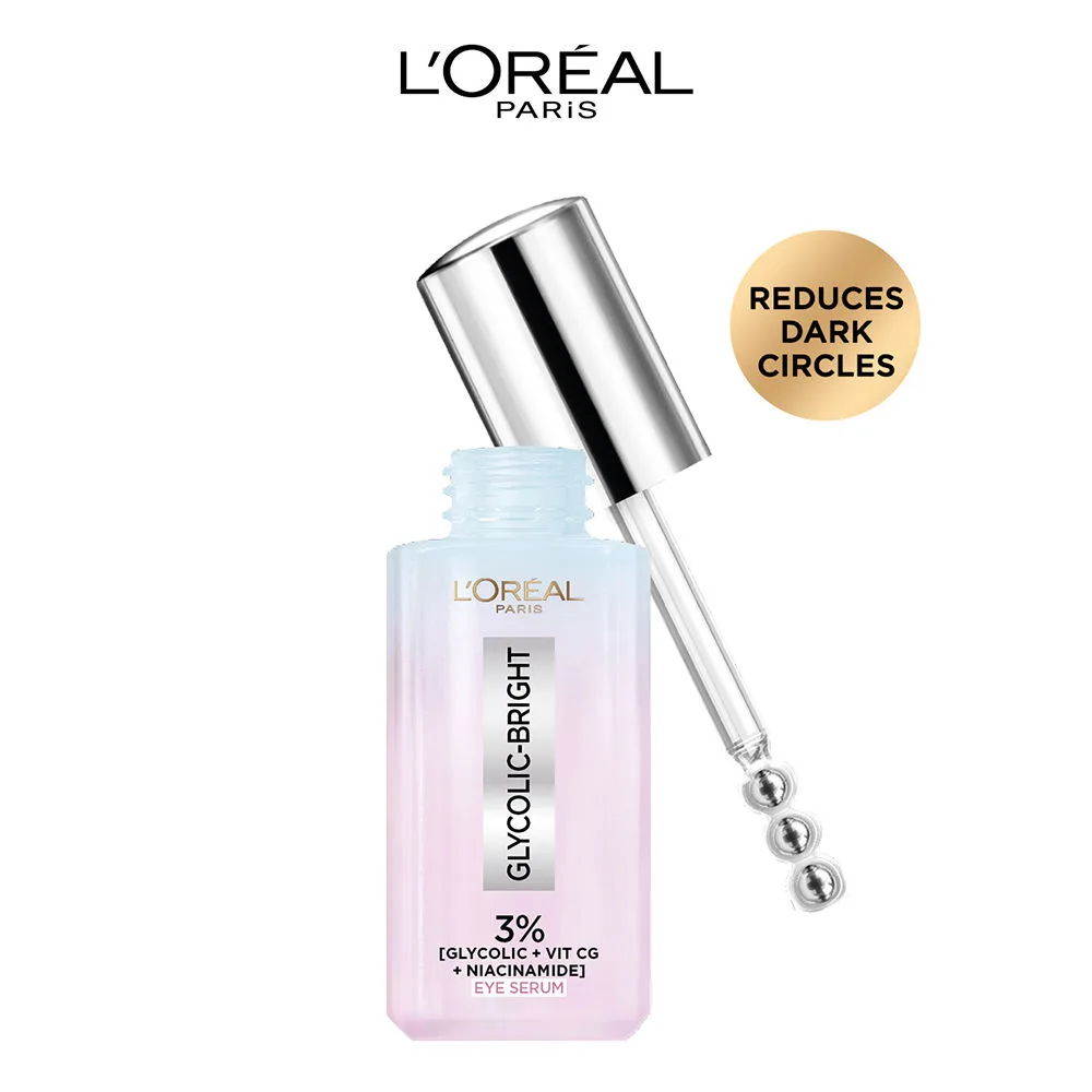 L'oreal Paris Glycolic Bright Dark Circle Eye Serum 2