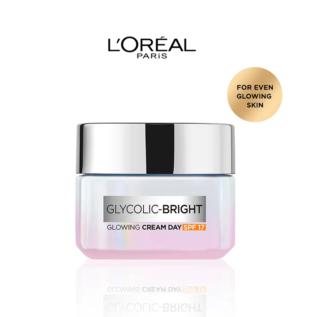 L'oreal Paris Glycolic Bright Day Cream With Spf 17 1