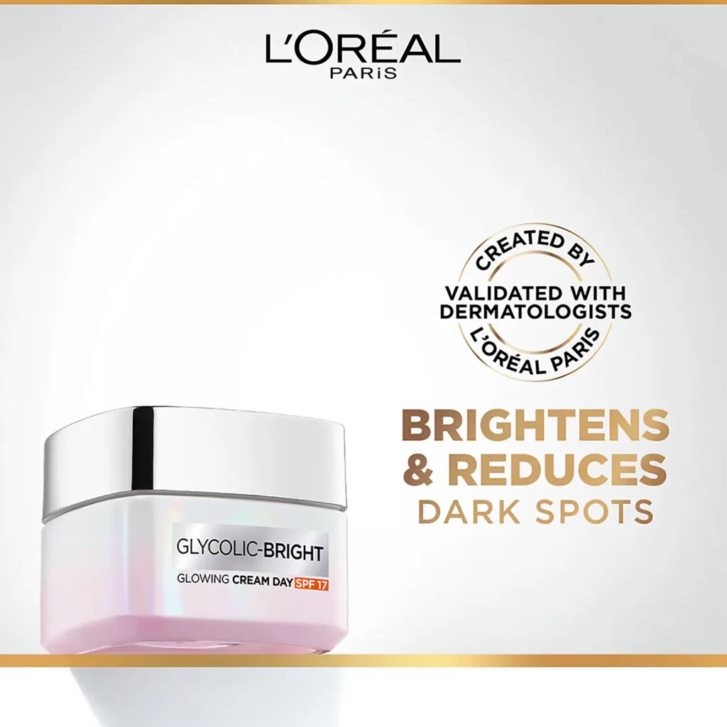 L'oreal Paris Glycolic Bright Day Cream With Spf 17 2