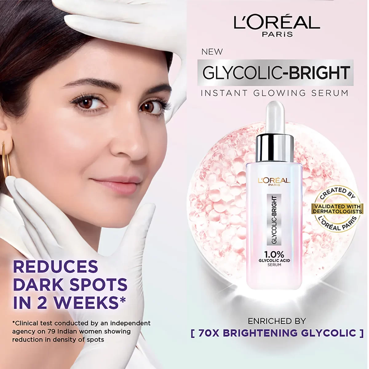 L'oreal Paris Glycolic Bright Skin Brightening Serum 2