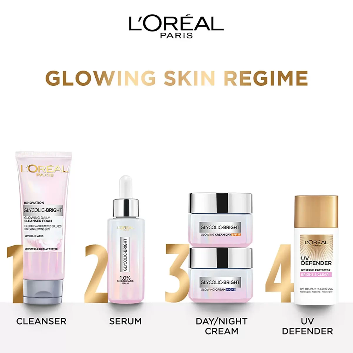 L'oreal Paris Glycolic Bright Skin Brightening Serum 7