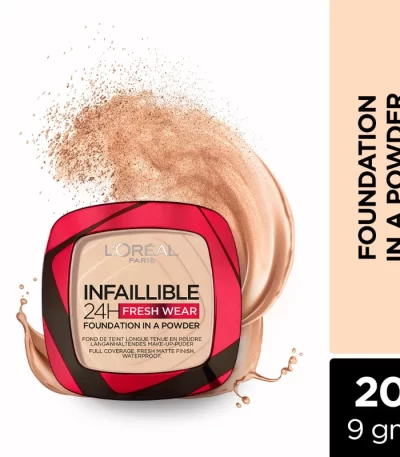 L'oreal Paris Infallible 24h Fresh Wear Foundation In A Powder 20 Lvoire Ivory 1