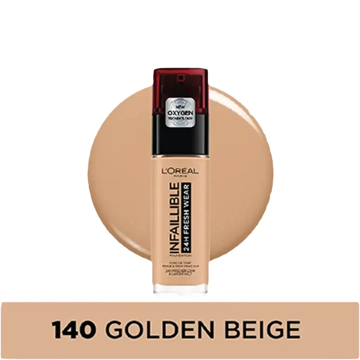 L'oreal Paris Infallible 32h Fresh Wear Foundation 140 Golden Beige 1