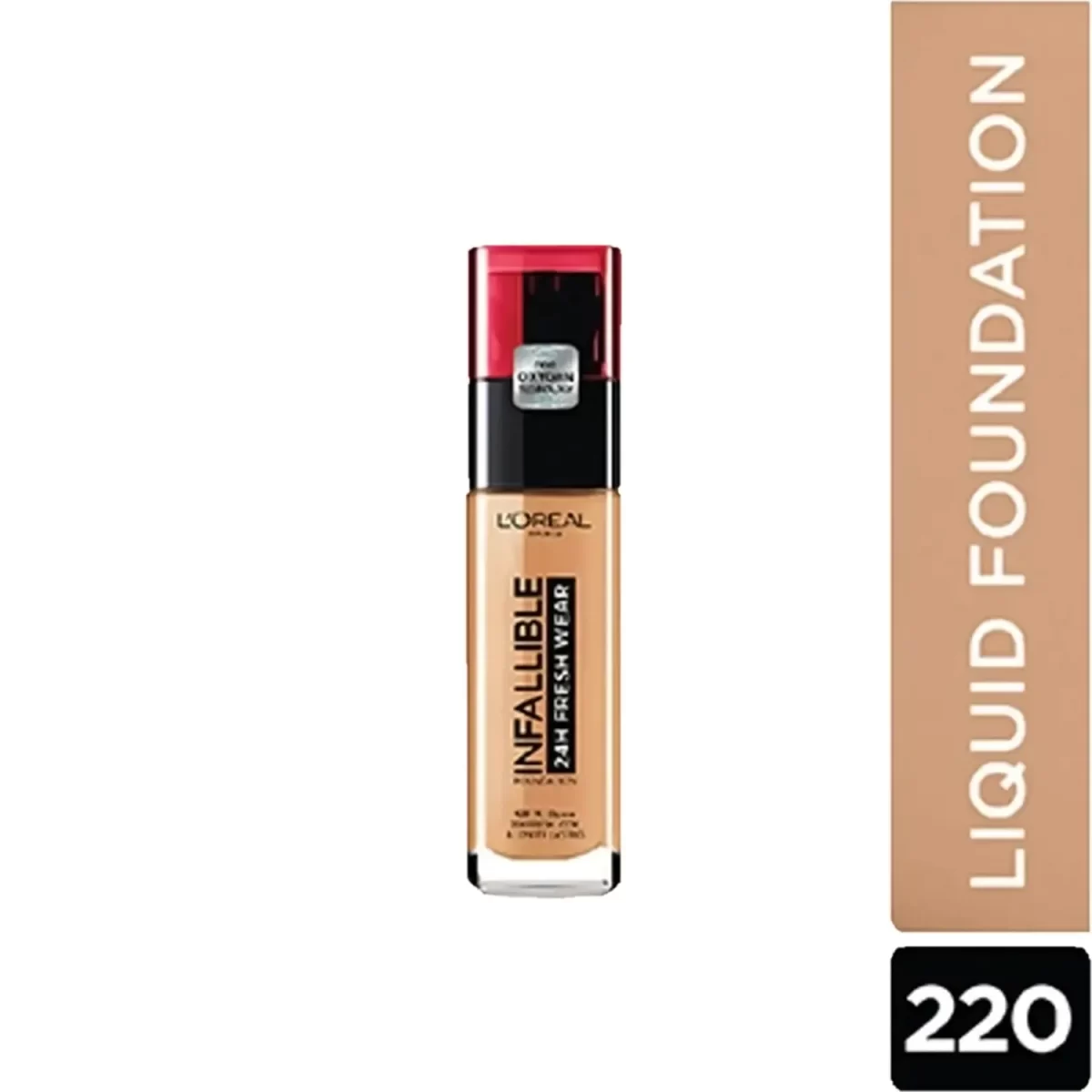 L'oreal Paris Infallible 32h Fresh Wear Foundation, 220 Sand 1