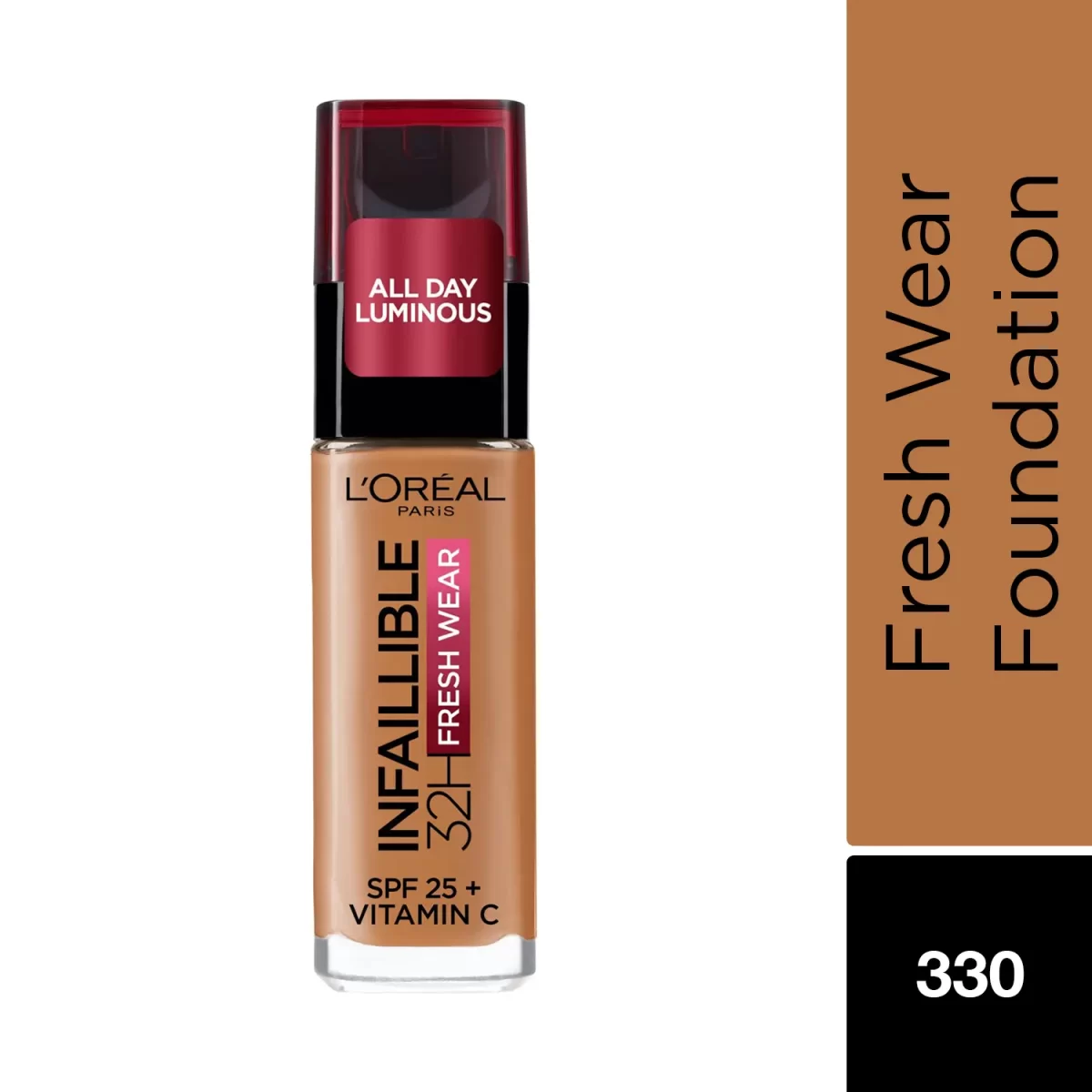 L'oreal Paris Infallible 32h Fresh Wear Foundation 330 Hazelnut 1