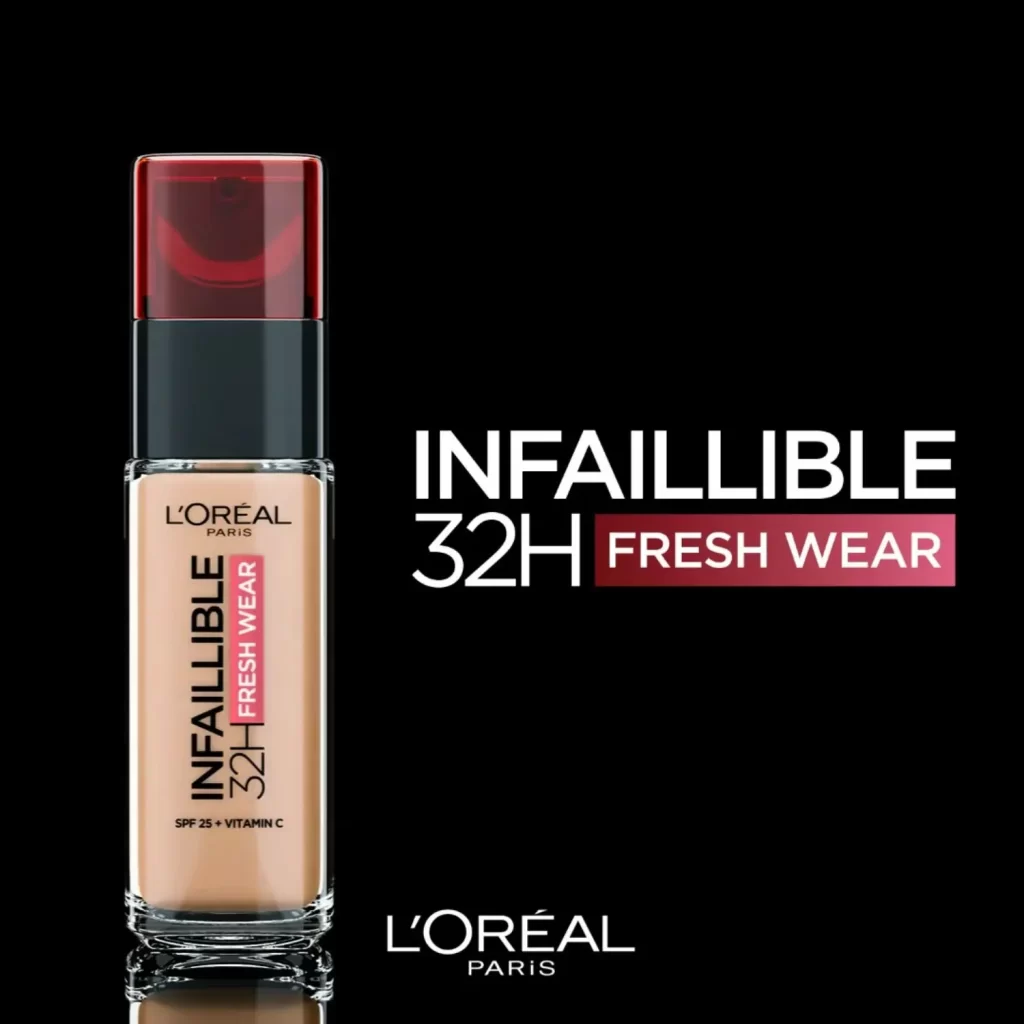 L'oreal Paris Infallible 32h Fresh Wear Foundation 4