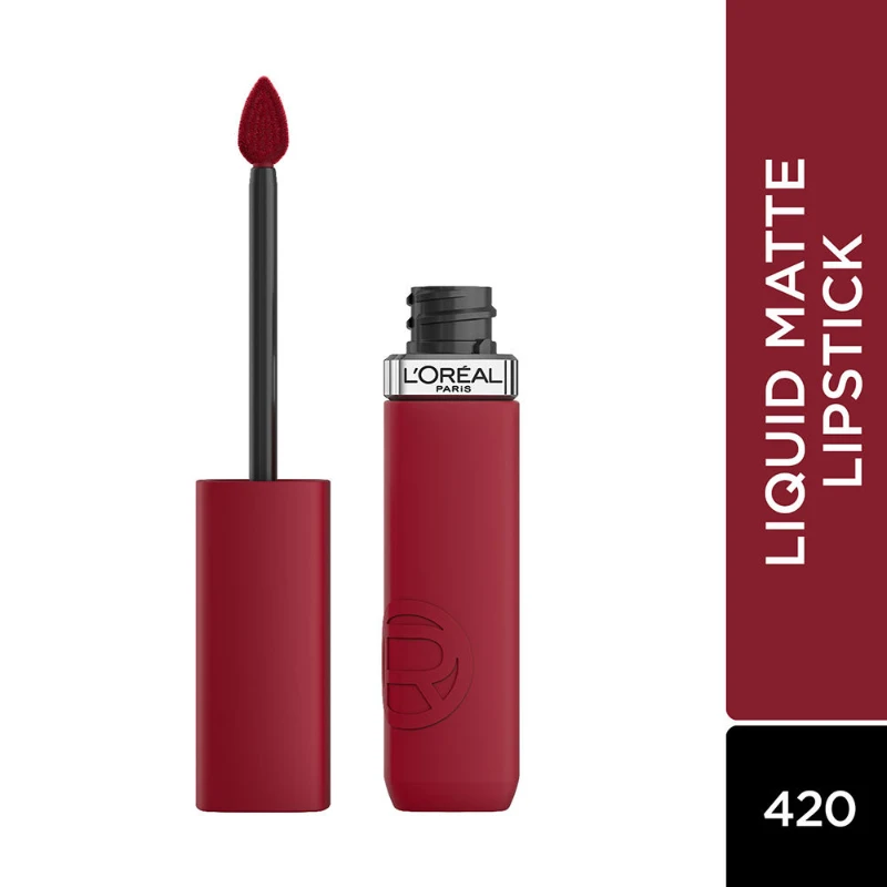 L'oreal Paris Infallible Matte Resistance Liquid Lipstick 420 Le Rouge Paris 1