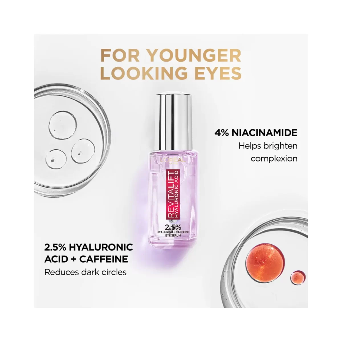 L'oreal Paris Revitalift Hyaluronic Acid Eye Serum 5