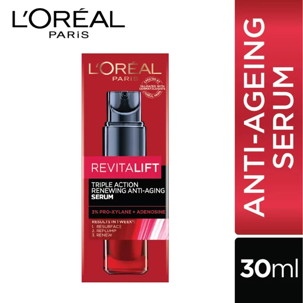 L'oreal Paris Revitalift Triple Action Renewing Anti Aging Serum 1