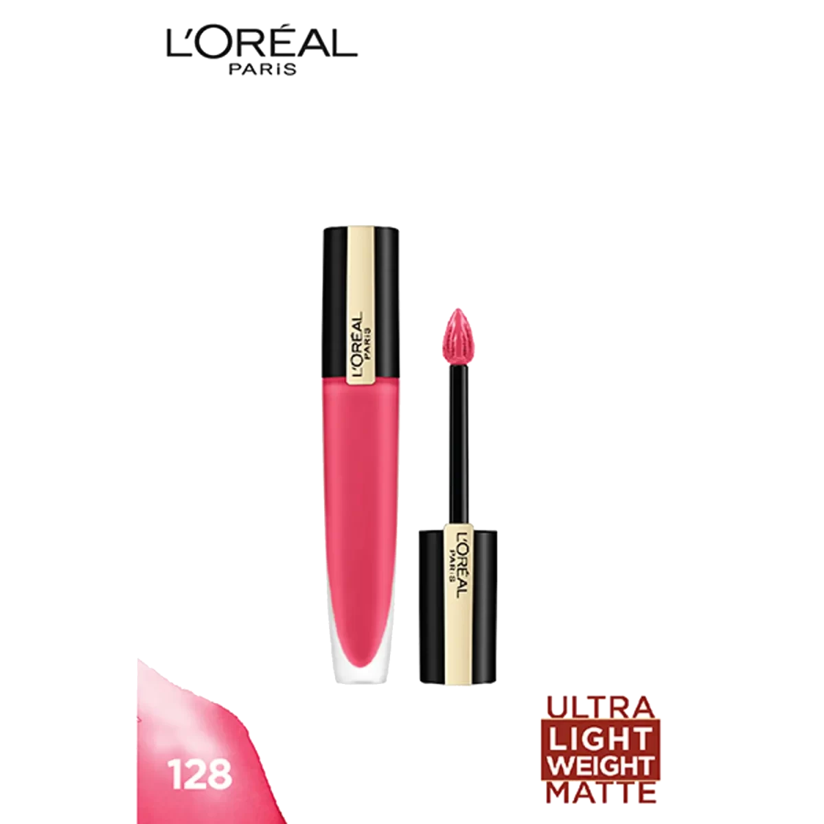 L'oreal Paris Rouge Signature Matte Liquid Lipstick 128 I Decide 3