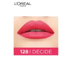 L'oreal Paris Rouge Signature Matte Liquid Lipstick 128 I Decide 5