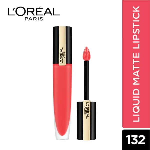 L'oreal Paris Rouge Signature Matte Liquid Lipstick 132 I Radiate 1