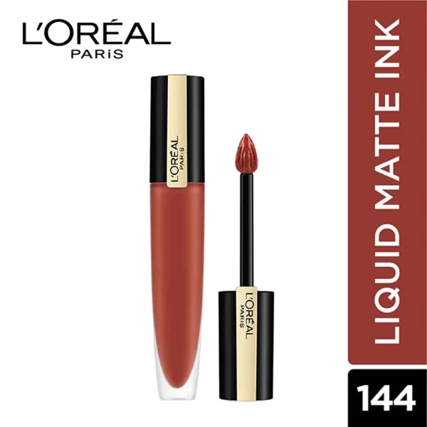 L'oreal Paris Rouge Signature Matte Liquid Lipstick 144 I Conquer 1