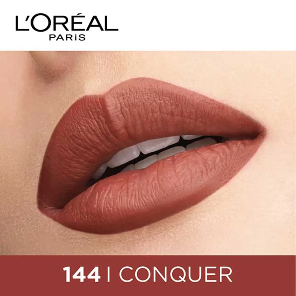 L'oreal Paris Rouge Signature Matte Liquid Lipstick 144 I Conquer 2