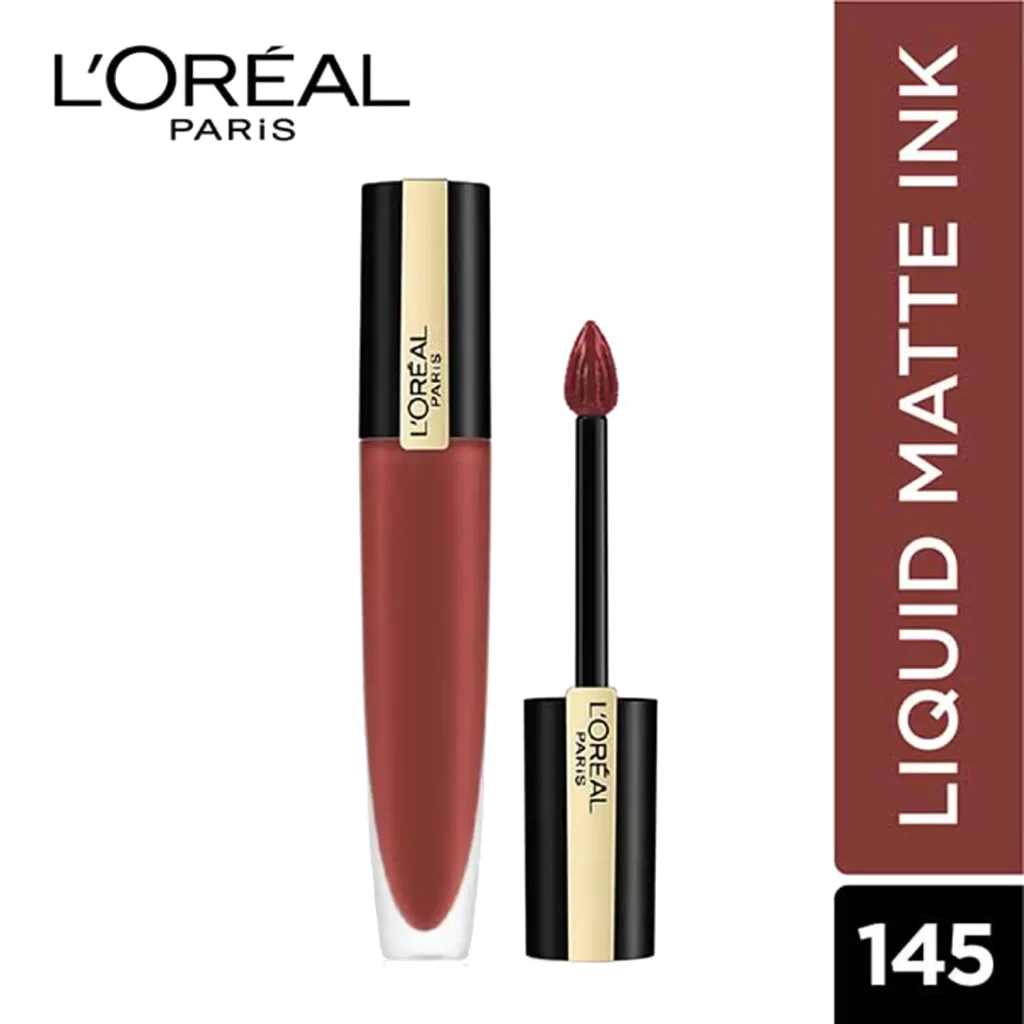 L'oreal Paris Rouge Signature Matte Liquid Lipstick 145 I Convince 1