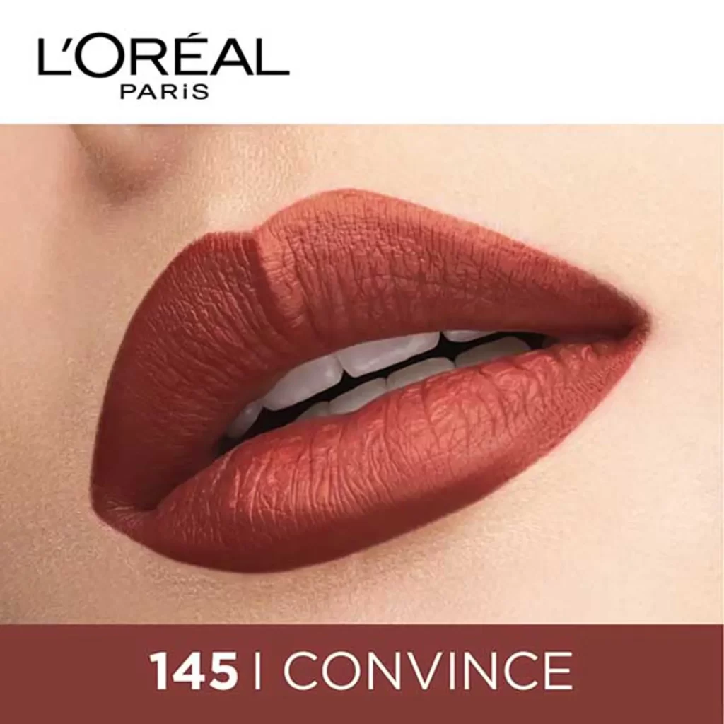 L'oreal Paris Rouge Signature Matte Liquid Lipstick 145 I Convince 2