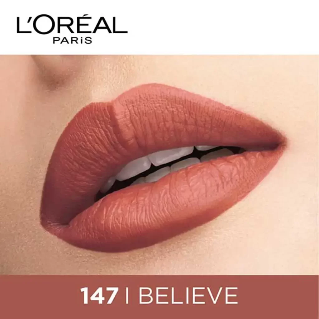 L'oreal Paris Rouge Signature Matte Liquid Lipstick 147 I Believe 2