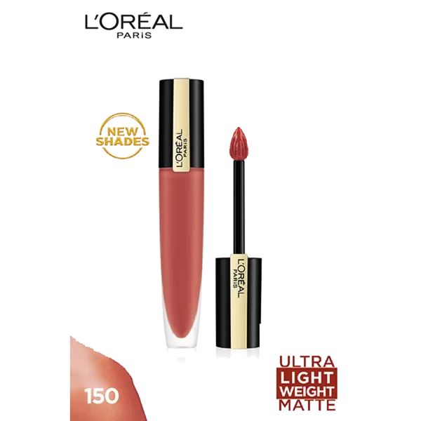 L'oréal Paris Rouge Signature Matte Liquid Lipstick, 150 I Dominate 1