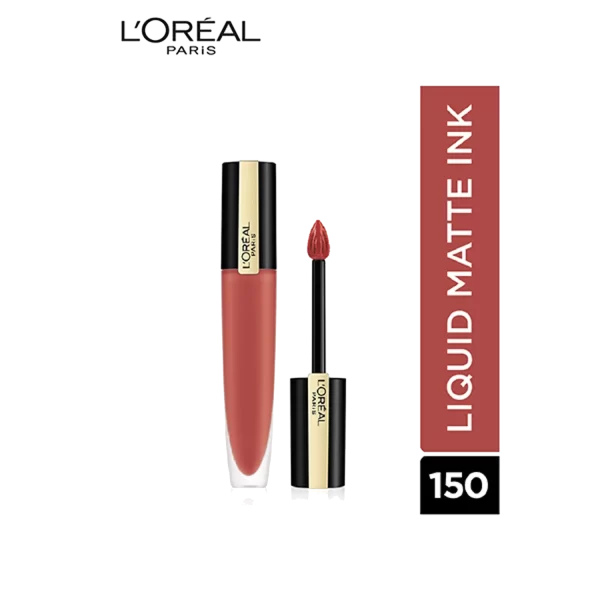 L'oréal Paris Rouge Signature Matte Liquid Lipstick, 150 I Dominate 3