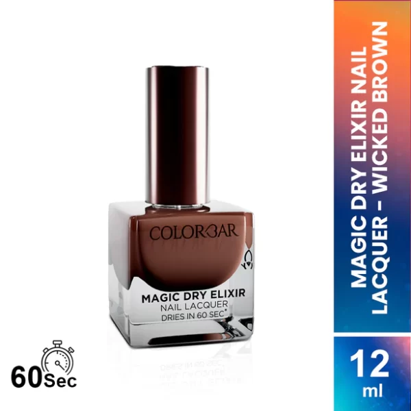 Magic Dry Elixir Nail Lacquer Wicked Brown 2