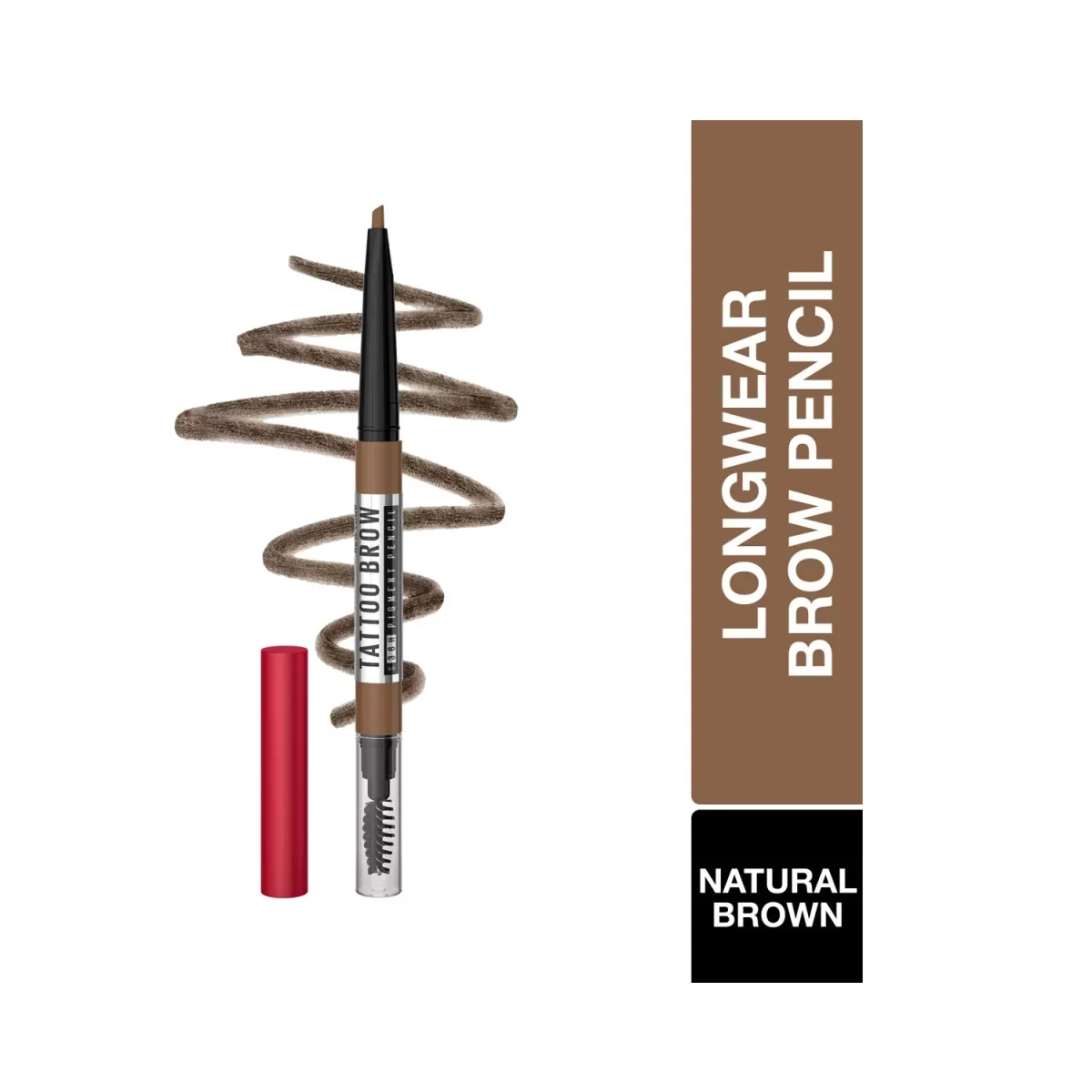 Maybelline New York 36h Brow Pencil Natural Brown 1