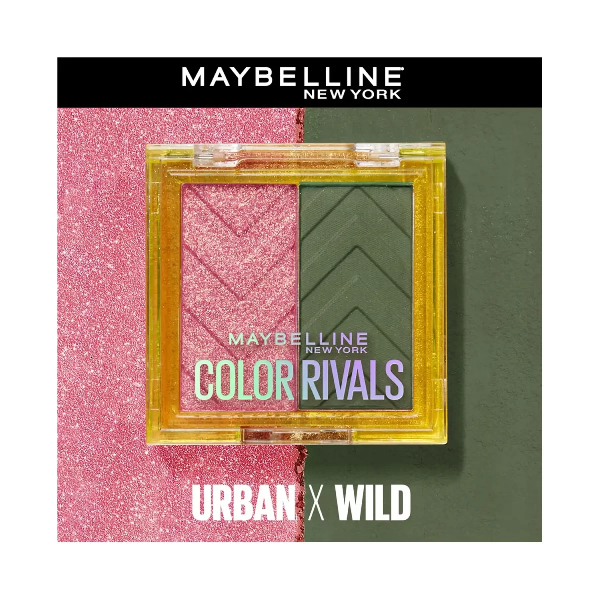 Maybelline New York Color Rivals Longwear Eye Shadow Duo Urban X Wild 3