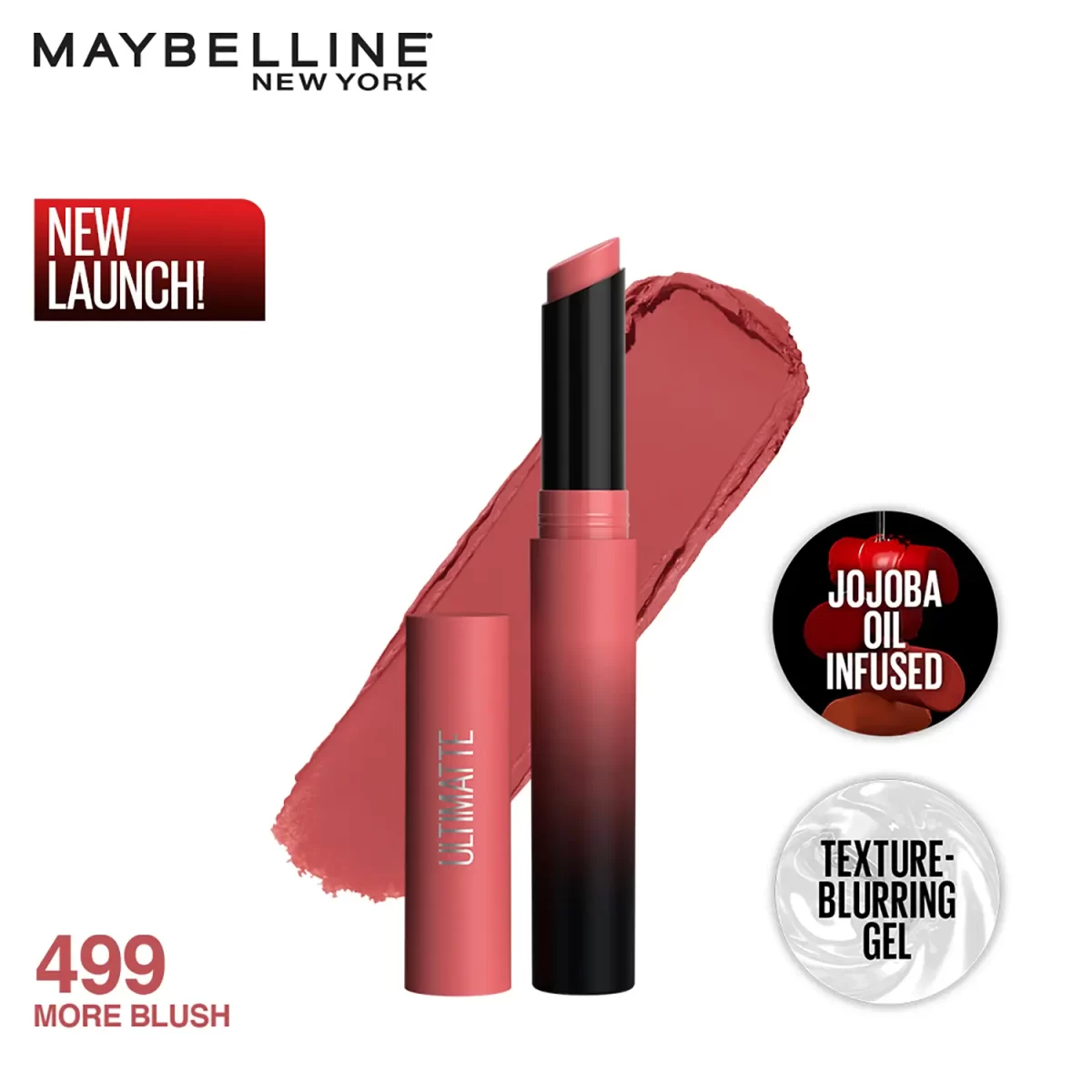 Maybelline New York Color Sensational Ultimattes Lipstick More Blush 2