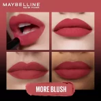 Maybelline New York Color Sensational Ultimattes Lipstick More Blush 3