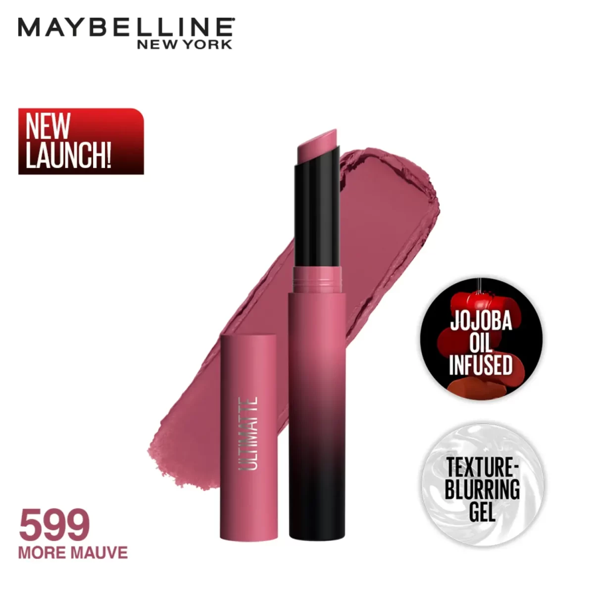 Maybelline New York Color Sensational Ultimattes Lipstick More Mauve 2