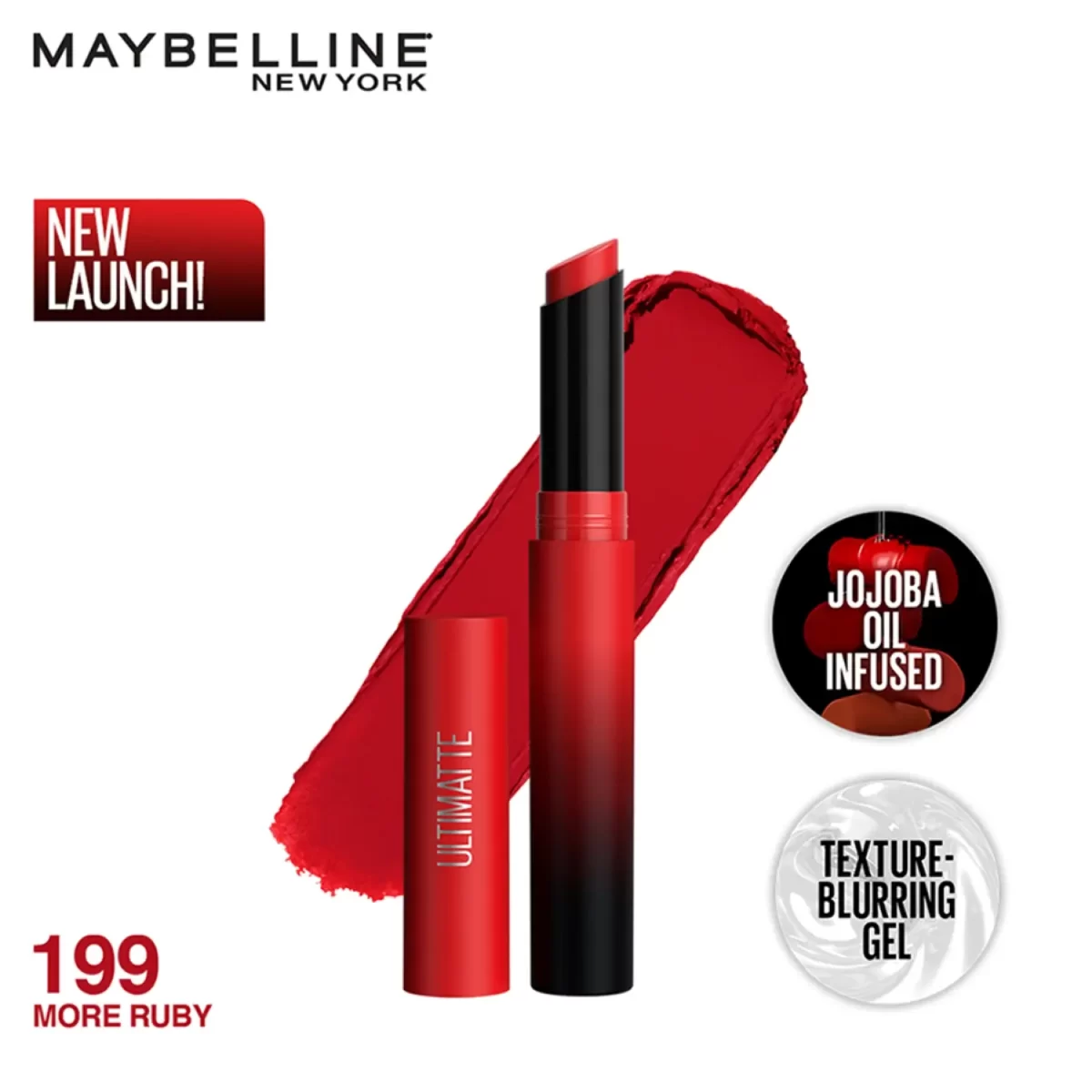 Maybelline New York Color Sensational Ultimattes Lipstick More Ruby 2