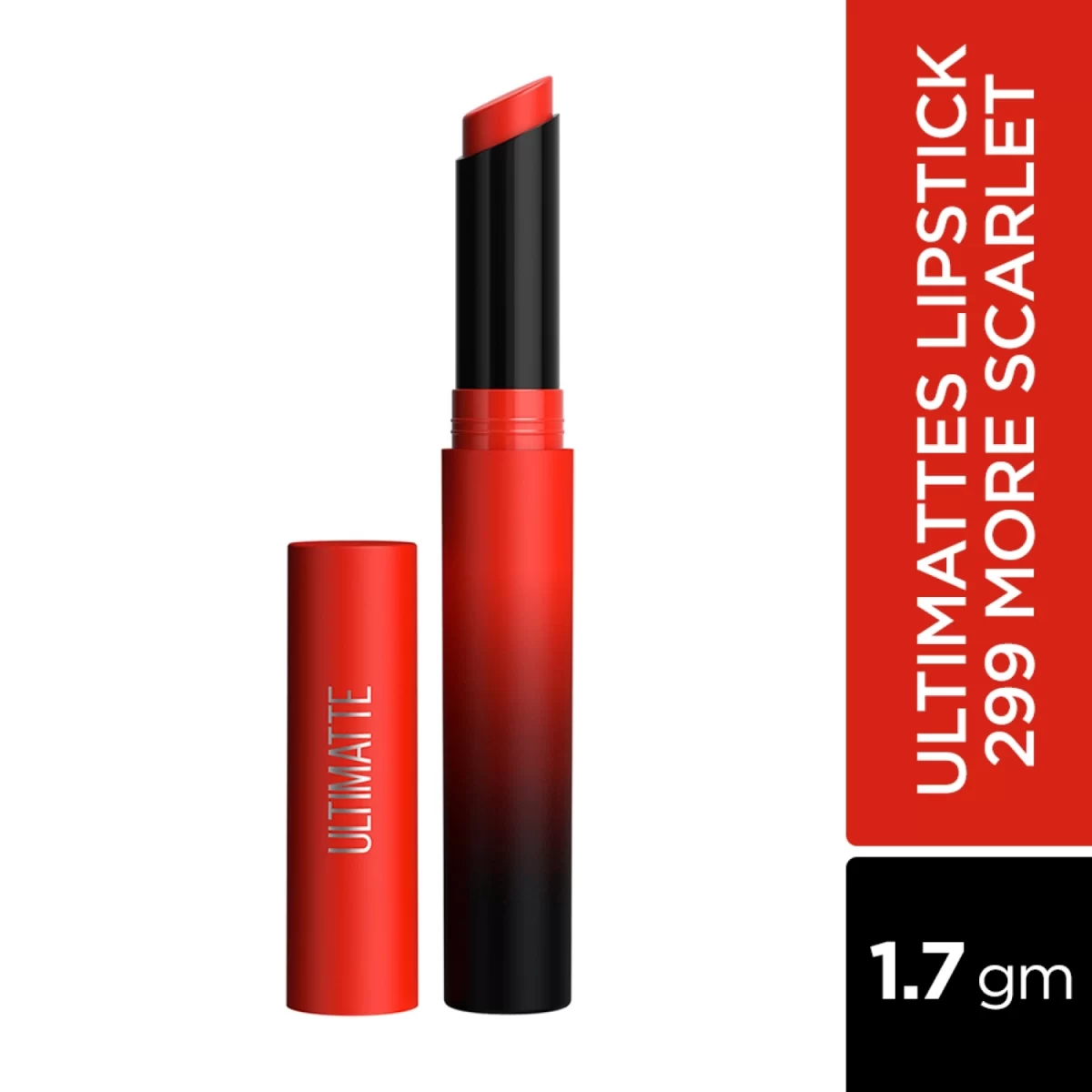 Maybelline New York Color Sensational Ultimattes Lipstick More Scarlet 1