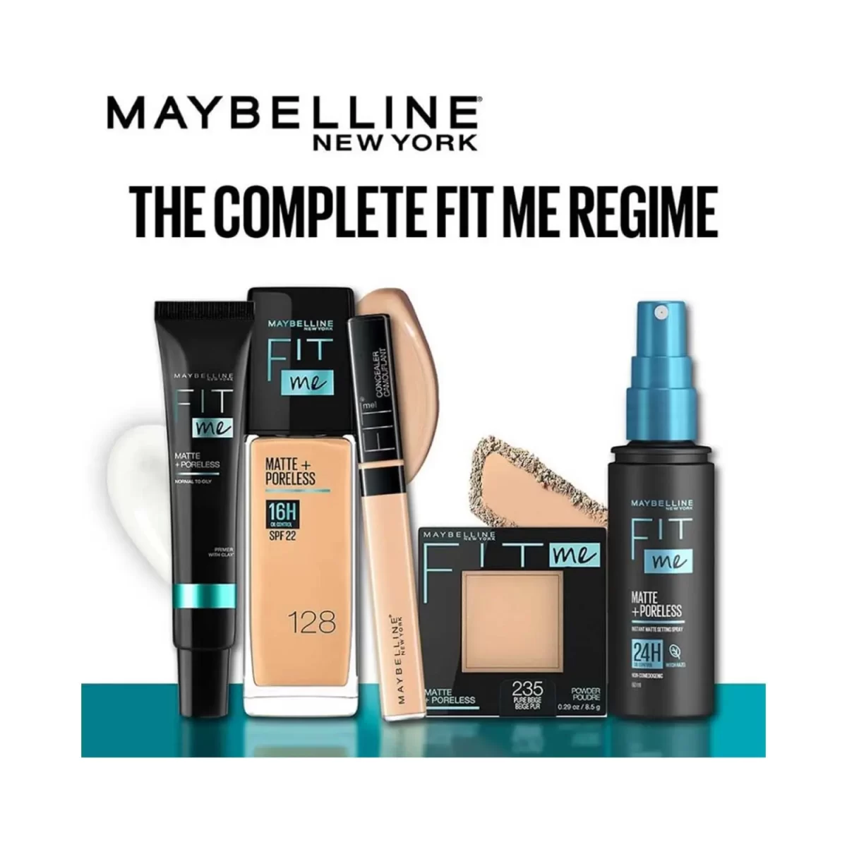 Maybelline New York Fit Me Foundation Spf 22 Tube 330 Toffee 7