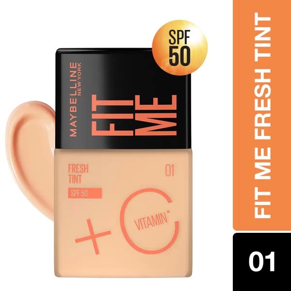 Maybelline New York Fit Me Fresh Tint With Spf 50 & Vitamin C 01 Shade 1