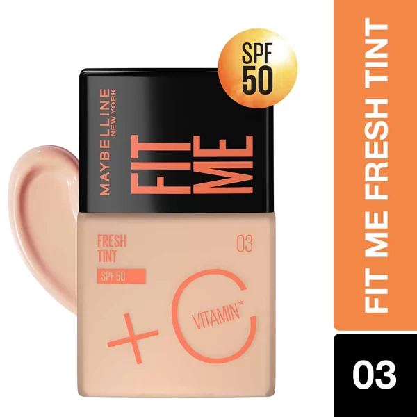 Maybelline New York Fit Me Fresh Tint With Spf 50 & Vitamin C 03 Shade 1